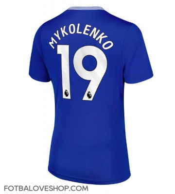 Everton Vitaliy Mykolenko #19 Dámské Domácí Dres 2024-25 Krátký Rukáv