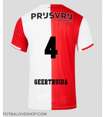 Feyenoord Lutsharel Geertruida #4 Domácí Dres 2023-24 Krátký Rukáv