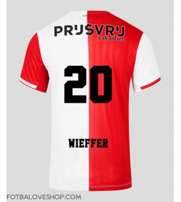 Feyenoord Mats Wieffer #20 Domácí Dres 2023-24 Krátký Rukáv