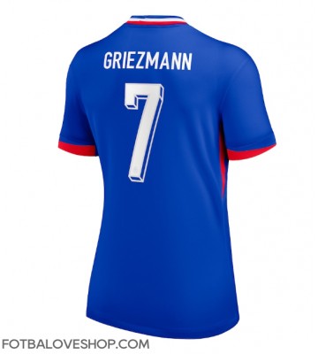 Francie Antoine Griezmann #7 Dámské Domácí Dres ME 2024 Krátký Rukáv
