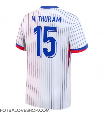 Francie Marcus Thuram #15 Venkovní Dres ME 2024 Krátký Rukáv