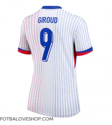 Francie Olivier Giroud #9 Dámské Venkovní Dres ME 2024 Krátký Rukáv
