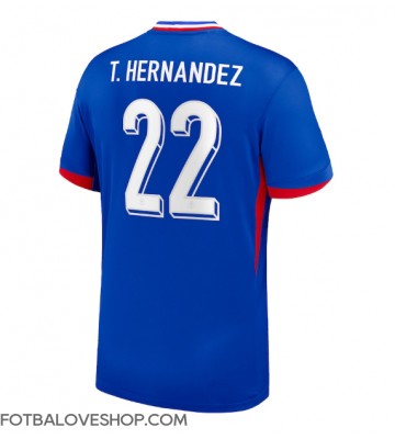 Francie Theo Hernandez #22 Domácí Dres ME 2024 Krátký Rukáv
