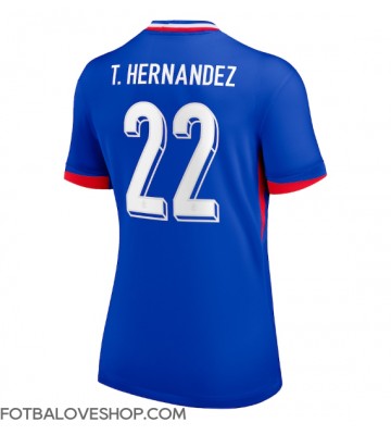 Francie Theo Hernandez #22 Dámské Domácí Dres ME 2024 Krátký Rukáv