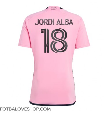 Inter Miami Jordi Alba #18 Domácí Dres 2024-25 Krátký Rukáv