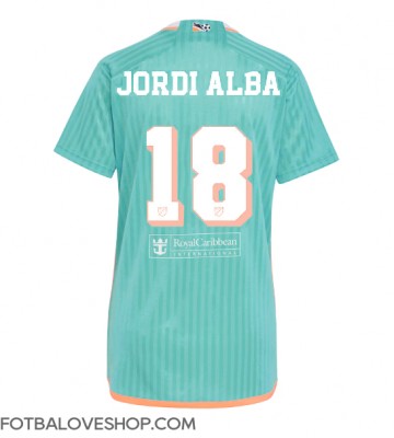 Inter Miami Jordi Alba #18 Dámské Alternativní Dres 2024-25 Krátký Rukáv