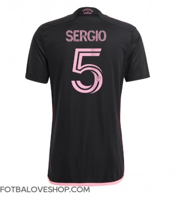 Inter Miami Sergio Busquets #5 Venkovní Dres 2024-25 Krátký Rukáv