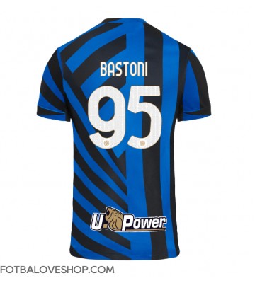 Inter Milan Alessandro Bastoni #95 Domácí Dres 2024-25 Krátký Rukáv