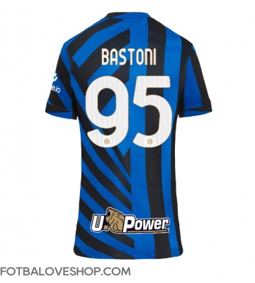 Inter Milan Alessandro Bastoni #95 Dámské Domácí Dres 2024-25 Krátký Rukáv