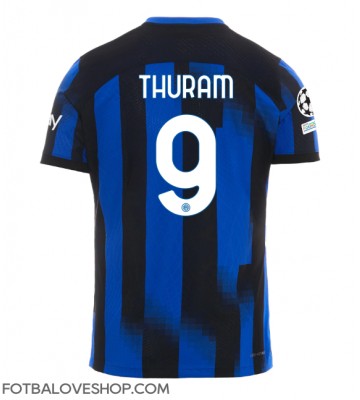 Inter Milan Marcus Thuram #9 Domácí Dres 2023-24 Krátký Rukáv
