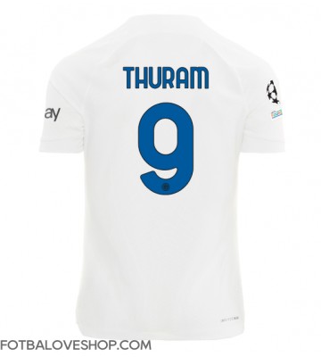 Inter Milan Marcus Thuram #9 Venkovní Dres 2023-24 Krátký Rukáv