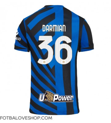 Inter Milan Matteo Darmian #36 Domácí Dres 2024-25 Krátký Rukáv