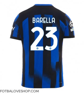 Inter Milan Nicolo Barella #23 Domácí Dres 2023-24 Krátký Rukáv
