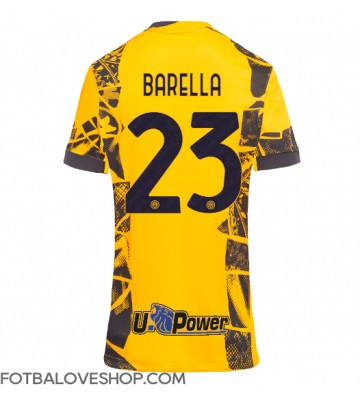 Inter Milan Nicolo Barella #23 Dámské Alternativní Dres 2024-25 Krátký Rukáv