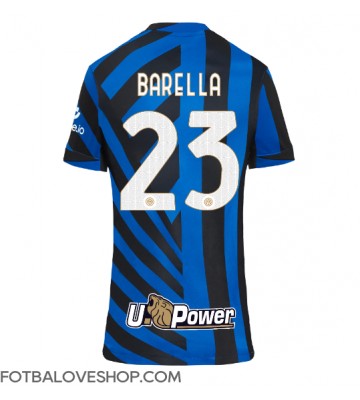 Inter Milan Nicolo Barella #23 Dámské Domácí Dres 2024-25 Krátký Rukáv