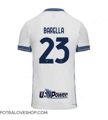 Inter Milan Nicolo Barella #23 Venkovní Dres 2024-25 Krátký Rukáv