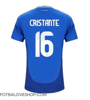 Itálie Bryan Cristante #16 Domácí Dres ME 2024 Krátký Rukáv