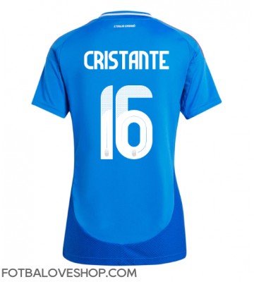 Itálie Bryan Cristante #16 Dámské Domácí Dres ME 2024 Krátký Rukáv