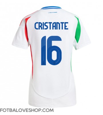 Itálie Bryan Cristante #16 Dámské Venkovní Dres ME 2024 Krátký Rukáv