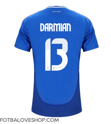 Itálie Matteo Darmian #13 Domácí Dres ME 2024 Krátký Rukáv