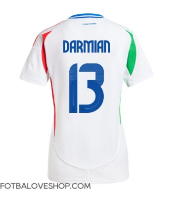 Itálie Matteo Darmian #13 Dámské Venkovní Dres ME 2024 Krátký Rukáv