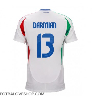 Itálie Matteo Darmian #13 Venkovní Dres ME 2024 Krátký Rukáv