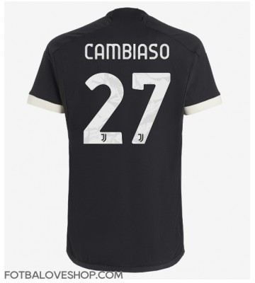 Juventus Andrea Cambiaso #27 Alternativní Dres 2023-24 Krátký Rukáv