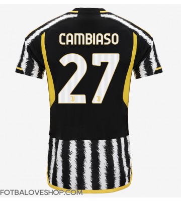 Juventus Andrea Cambiaso #27 Domácí Dres 2023-24 Krátký Rukáv