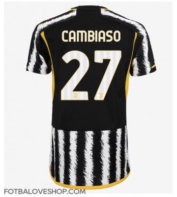 Juventus Andrea Cambiaso #27 Dámské Domácí Dres 2023-24 Krátký Rukáv