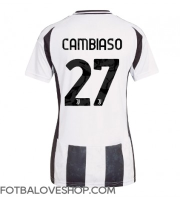 Juventus Andrea Cambiaso #27 Dámské Domácí Dres 2024-25 Krátký Rukáv