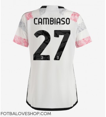 Juventus Andrea Cambiaso #27 Dámské Venkovní Dres 2023-24 Krátký Rukáv