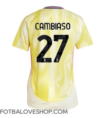 Juventus Andrea Cambiaso #27 Dámské Venkovní Dres 2024-25 Krátký Rukáv