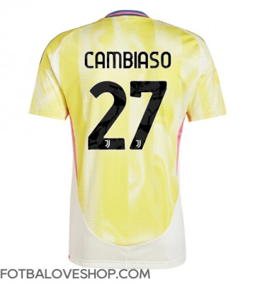 Juventus Andrea Cambiaso #27 Venkovní Dres 2024-25 Krátký Rukáv