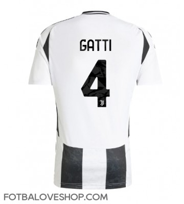 Juventus Federico Gatti #4 Domácí Dres 2024-25 Krátký Rukáv