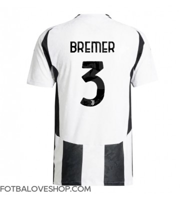 Juventus Gleison Bremer #3 Domácí Dres 2024-25 Krátký Rukáv