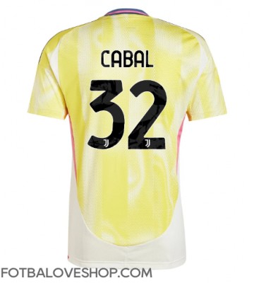 Juventus Juan Cabal #32 Venkovní Dres 2024-25 Krátký Rukáv