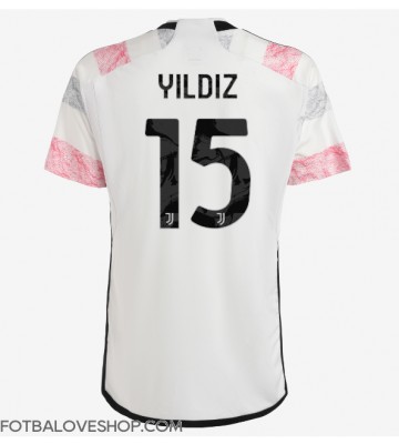 Juventus Kenan Yildiz #15 Venkovní Dres 2023-24 Krátký Rukáv