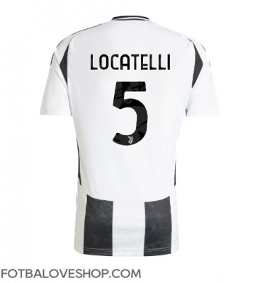 Juventus Manuel Locatelli #5 Domácí Dres 2024-25 Krátký Rukáv