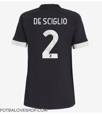 Juventus Mattia De Sciglio #2 Dámské Alternativní Dres 2023-24 Krátký Rukáv