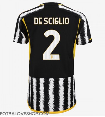 Juventus Mattia De Sciglio #2 Dámské Domácí Dres 2023-24 Krátký Rukáv