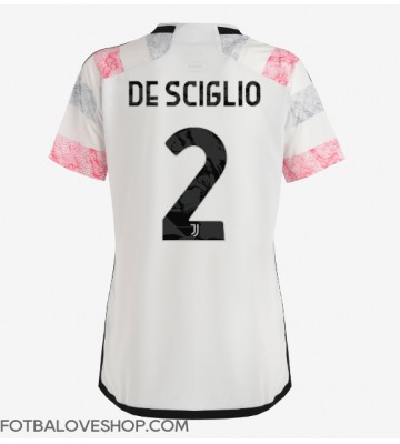 Juventus Mattia De Sciglio #2 Dámské Venkovní Dres 2023-24 Krátký Rukáv