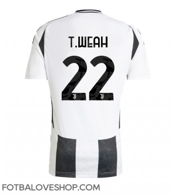 Juventus Timothy Weah #22 Domácí Dres 2024-25 Krátký Rukáv