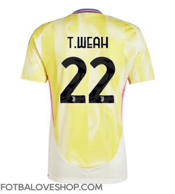 Juventus Timothy Weah #22 Venkovní Dres 2024-25 Krátký Rukáv