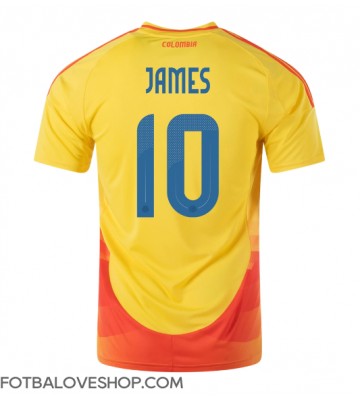 Kolumbie James Rodriguez #10 Domácí Dres Copa America 2024 Krátký Rukáv