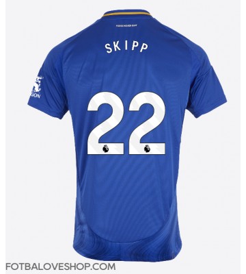 Leicester City Oliver Skipp #22 Domácí Dres 2024-25 Krátký Rukáv