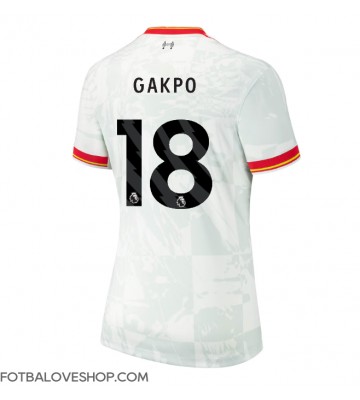 Liverpool Cody Gakpo #18 Dámské Alternativní Dres 2024-25 Krátký Rukáv