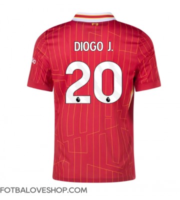 Liverpool Diogo Jota #20 Domácí Dres 2024-25 Krátký Rukáv