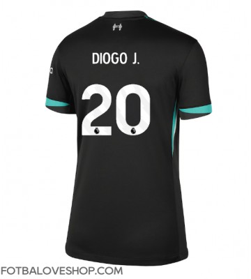 Liverpool Diogo Jota #20 Dámské Venkovní Dres 2024-25 Krátký Rukáv