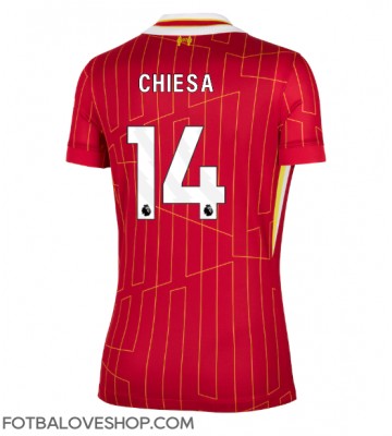 Liverpool Federico Chiesa #14 Dámské Domácí Dres 2024-25 Krátký Rukáv