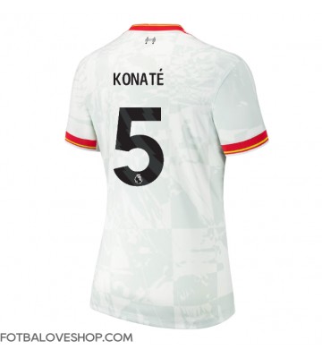 Liverpool Ibrahima Konate #5 Dámské Alternativní Dres 2024-25 Krátký Rukáv